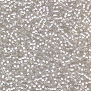 11/0 Semi-Matte W/L Crystal - 23g - Miyuki Seed Bead