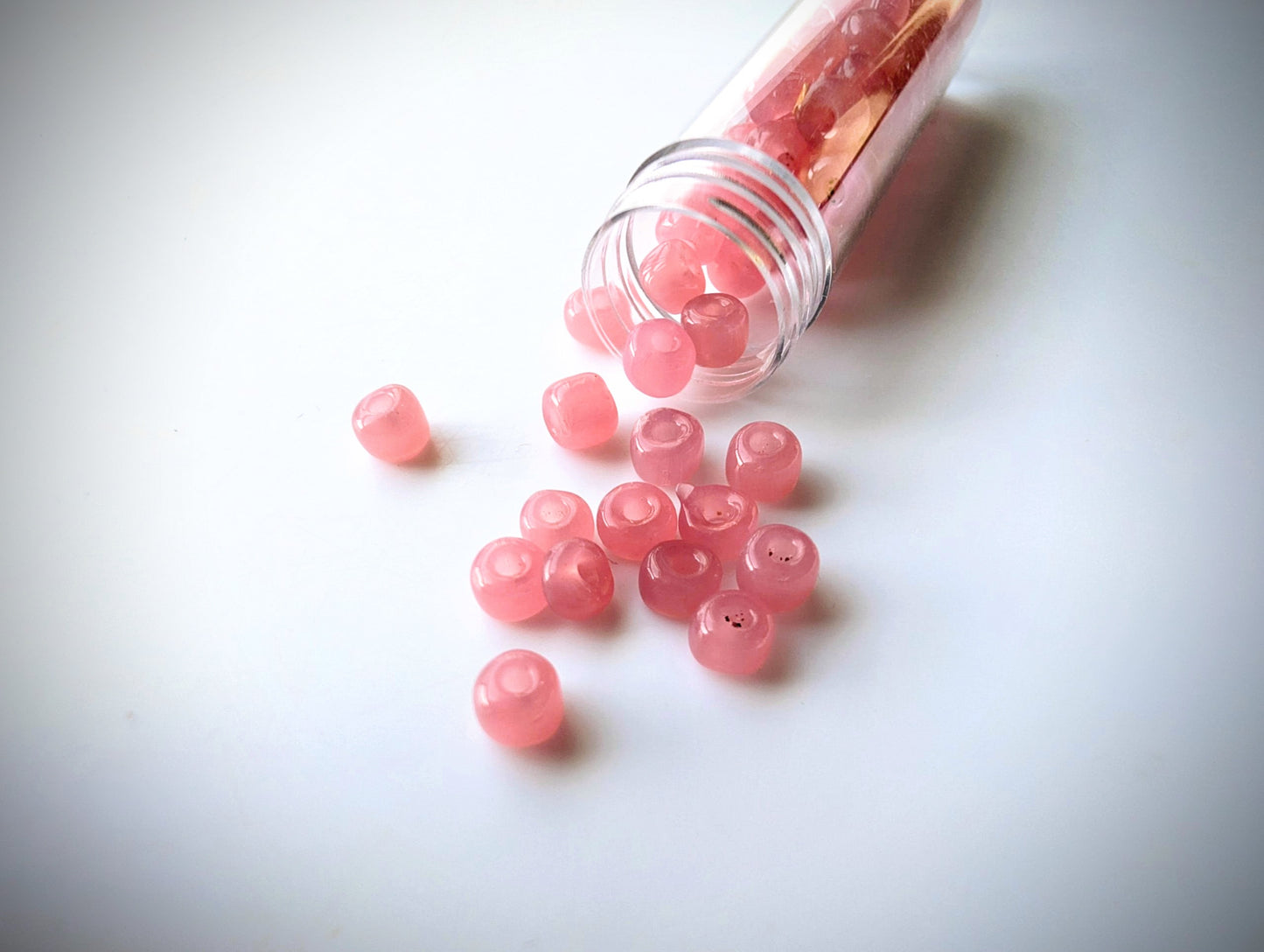 Vintage Japanese - Rose Pink Opal 3.5mm