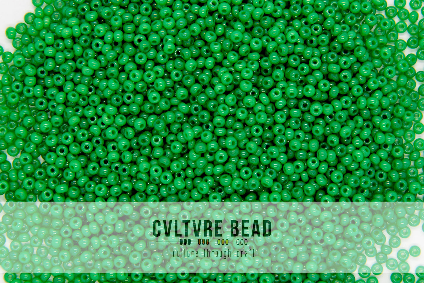 Czech Seed bead 10/0 Oily Green - 1 Hank