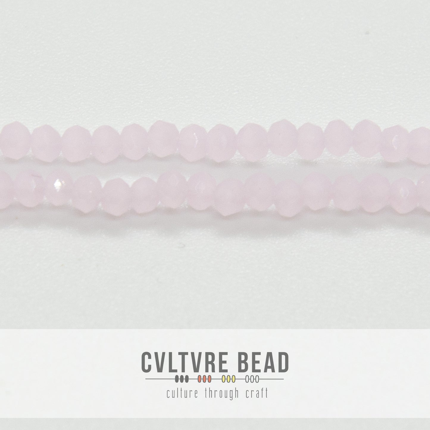 Crystal Lane Rondelle - 1.5x2.5mm - Op. Pink