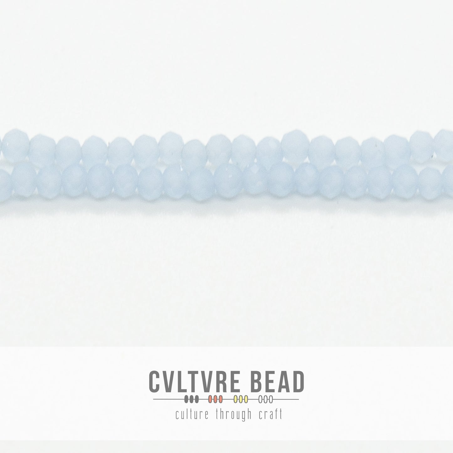 Crystal Lane Rondelle - 1.5x2.5mm - Opaque Light Periwinkle