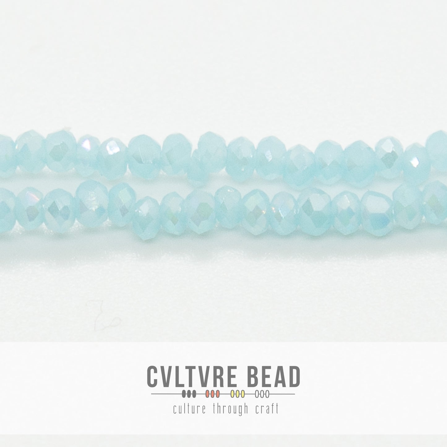 Crystal Lane Rondelle - 1.5x2.5mm - Opaque Blue AB