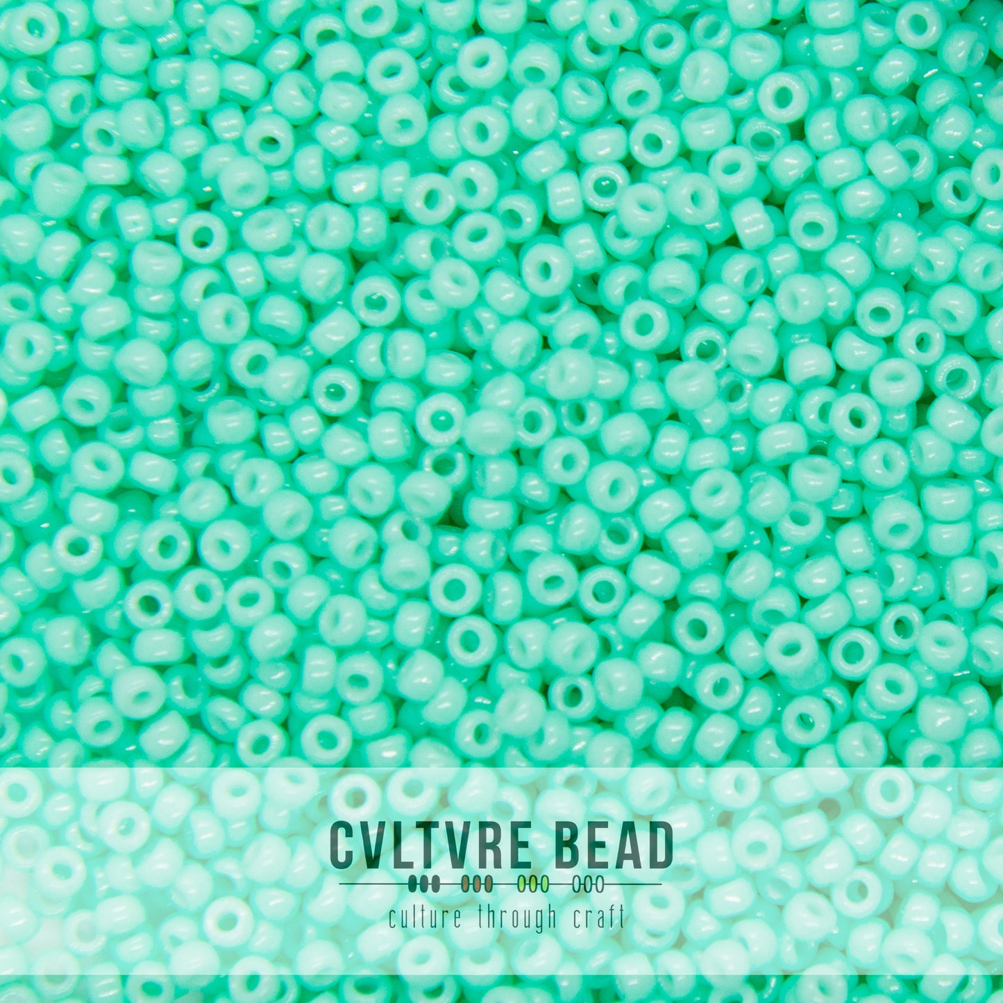 11/0 Duracoat Op. Dyed Seafoam - 23g - Miyuki Seed Bead