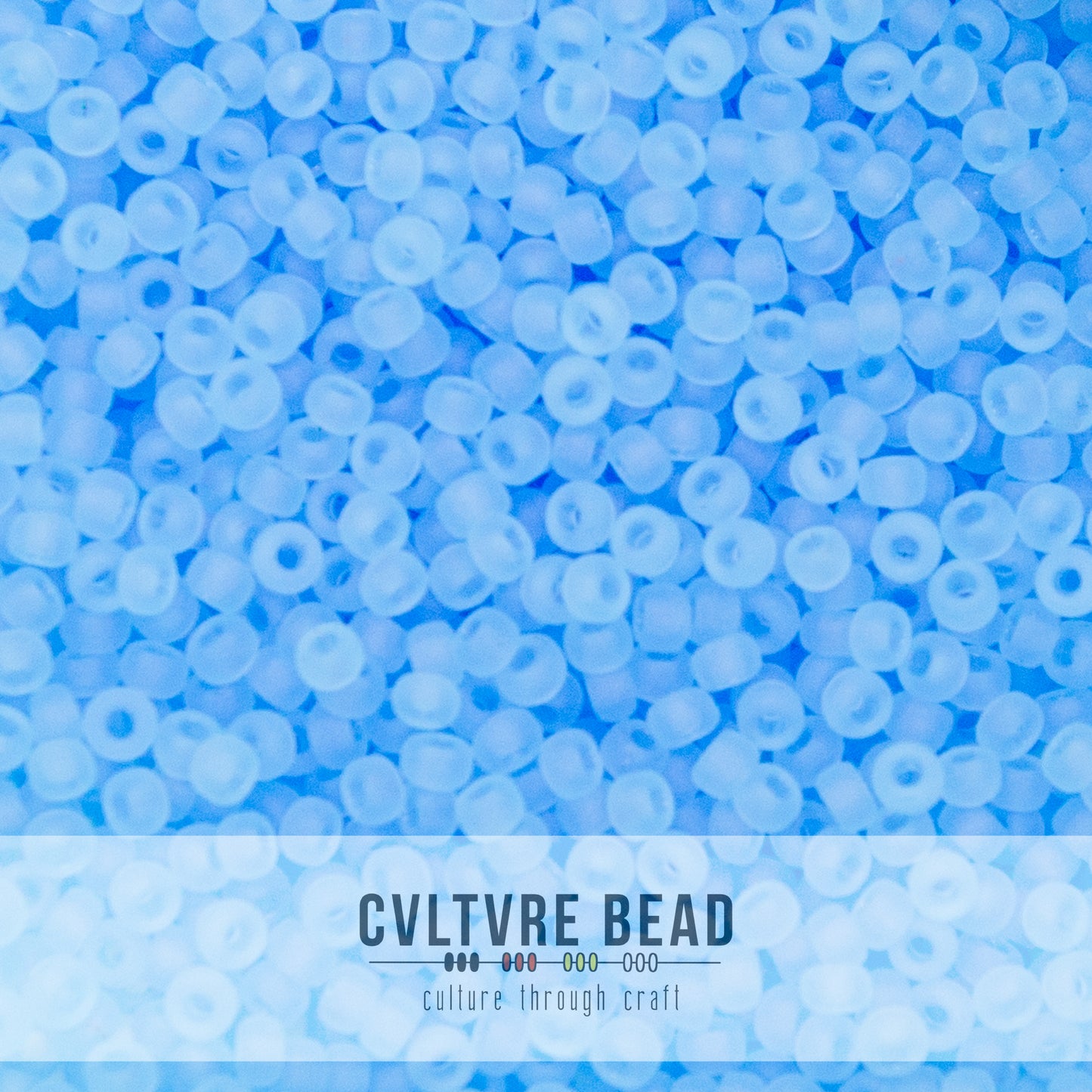 11/0 Matte Transp. Lt. Blue - 23g - Miyuki Seed Bead