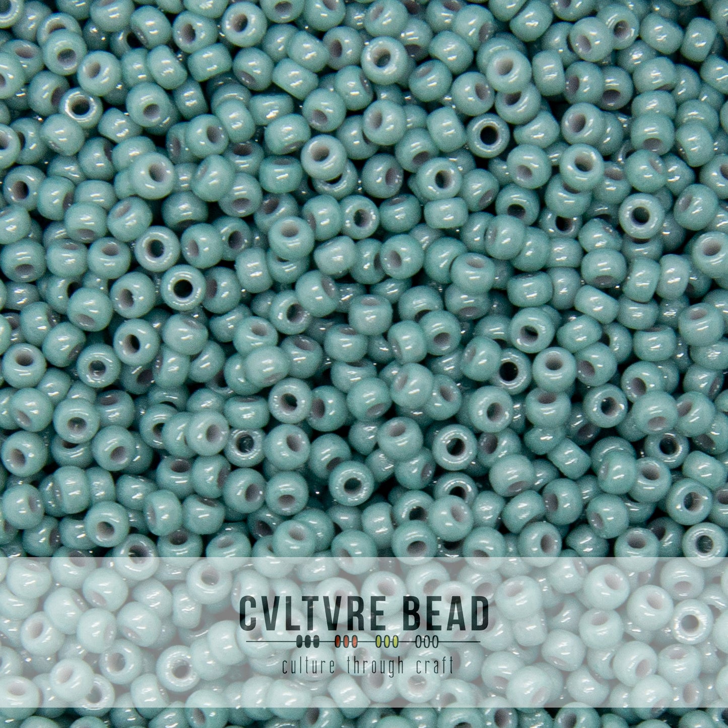 11/0 Duracoat Op. Dyed Blue Gray - 23g - Miyuki Seed Bead