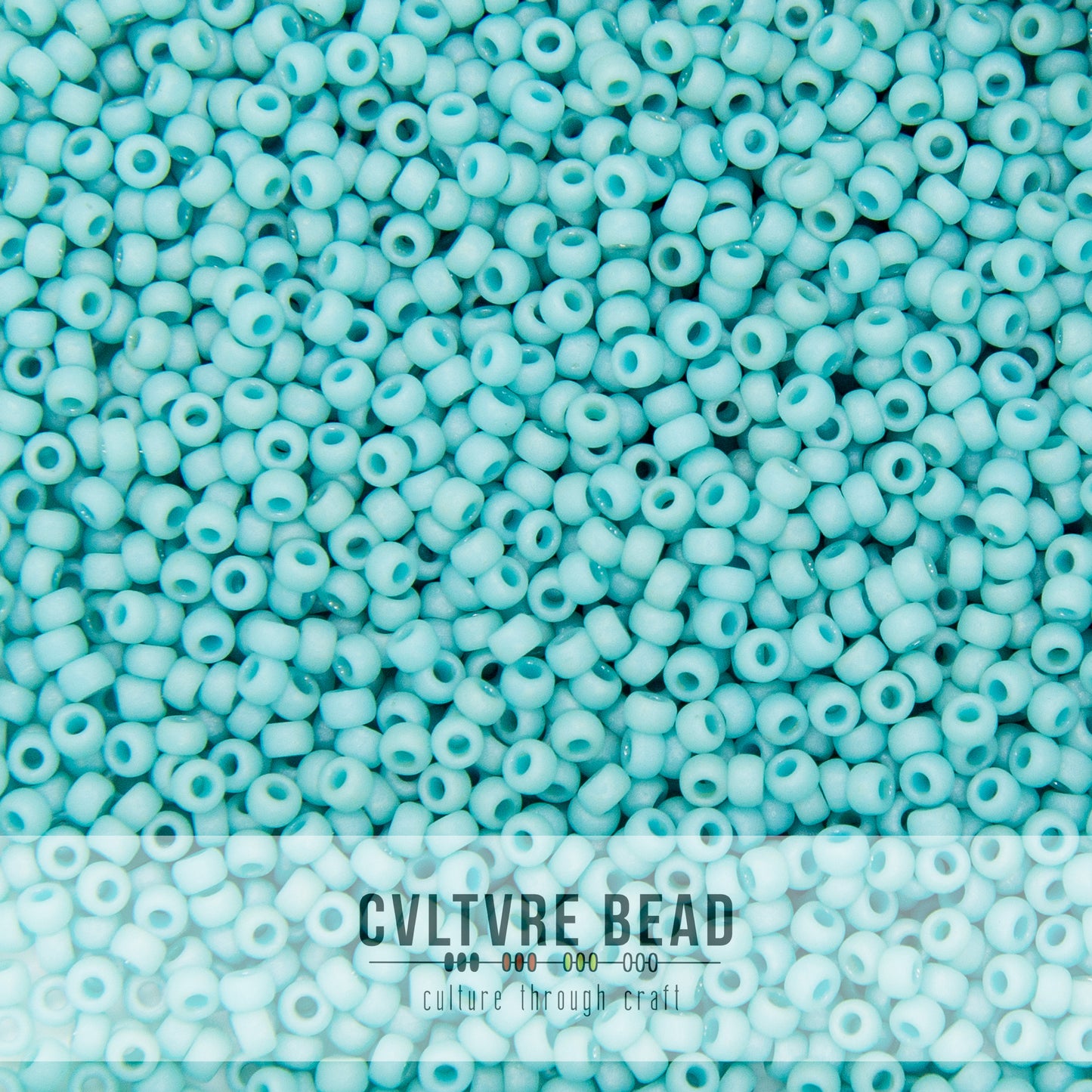 11/0 Fancy Frosted Pale Seafoam Blue - 23g - Miyuki Seed Bead