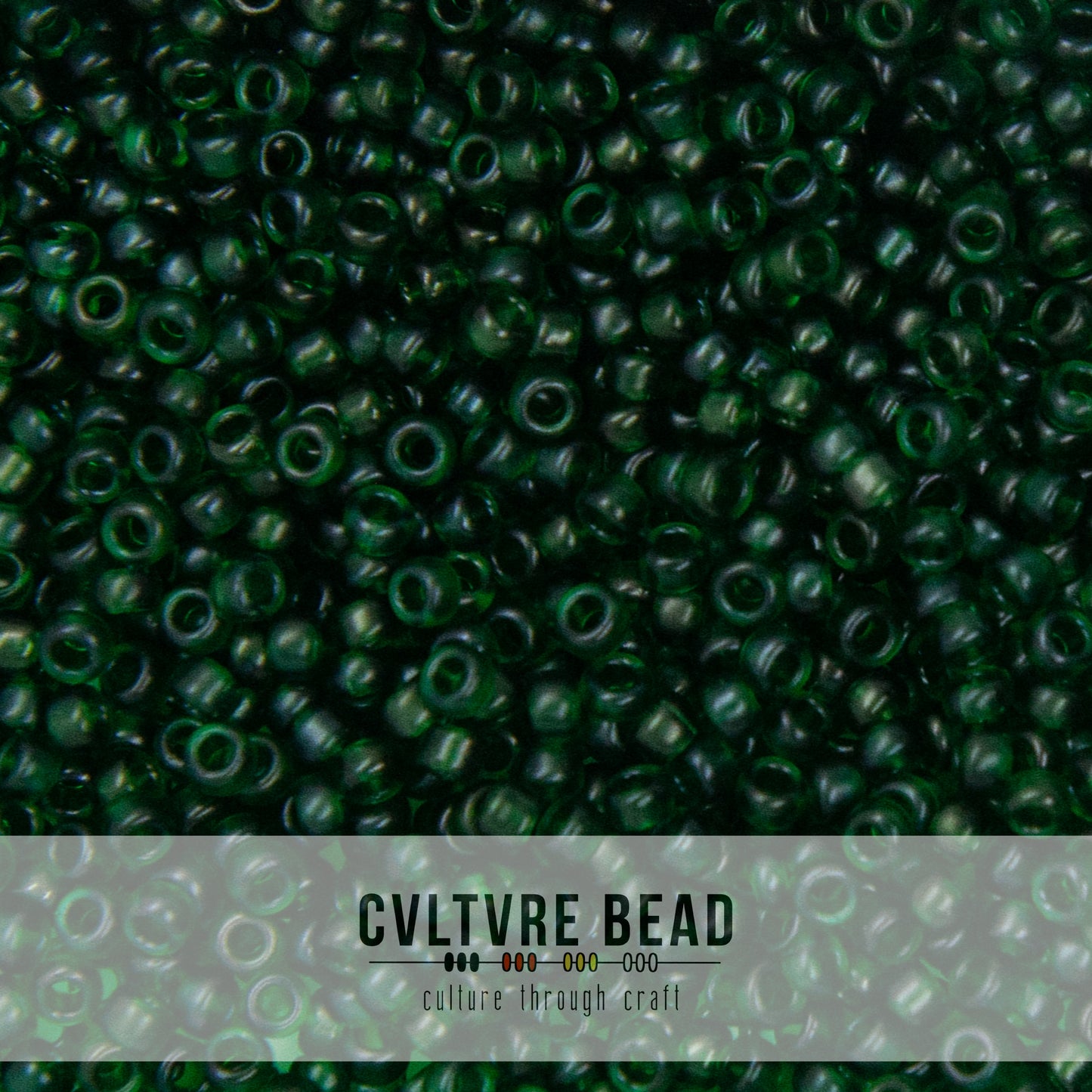 11/0 Semi-Matte Emerald - 23g - Miyuki Seed Bead
