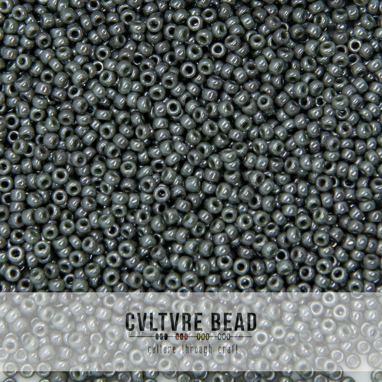 11/0 Op. Smoke Luster - 23g - Miyuki Seed Bead
