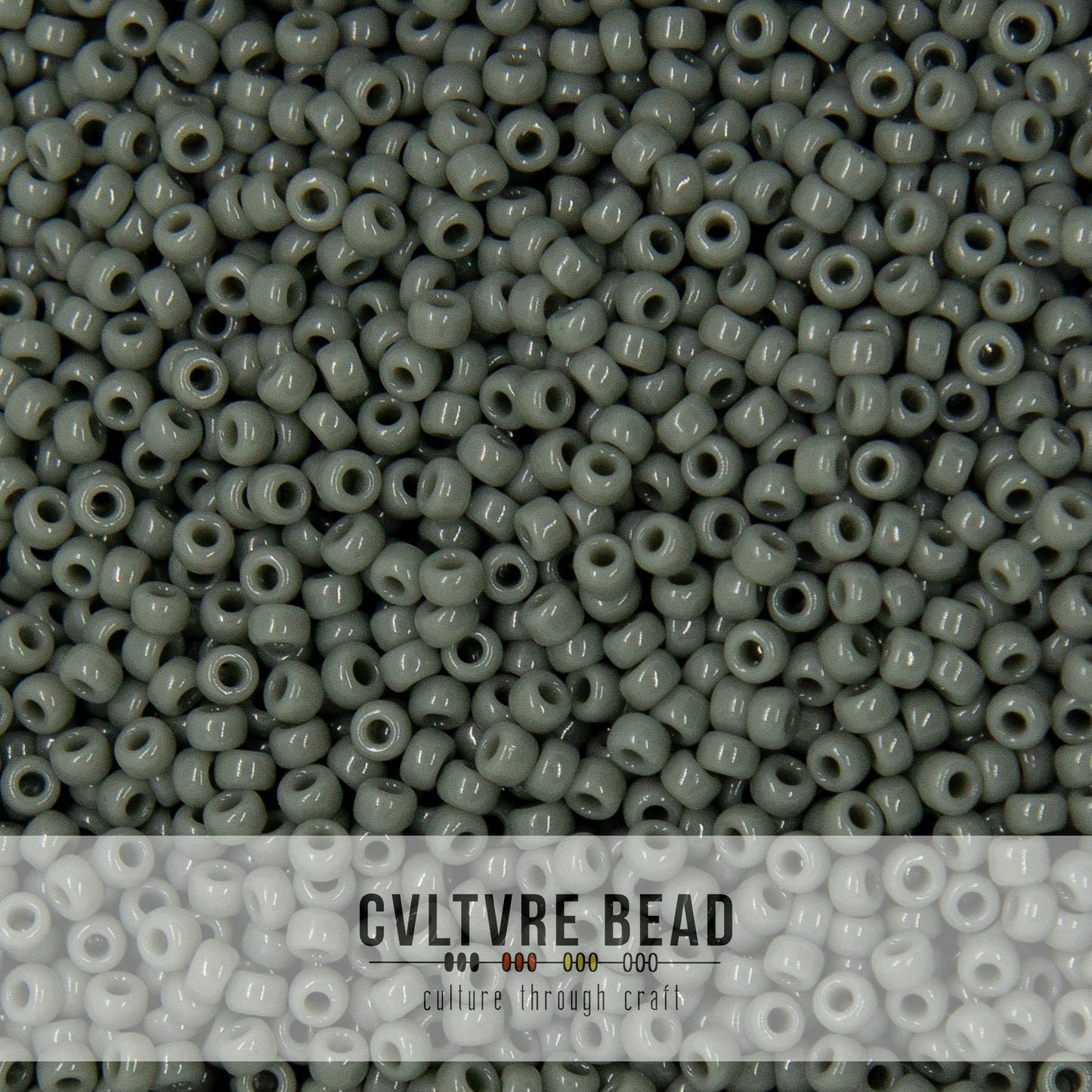 11/0 Op. Falcon Grey - 23g - Miyuki Seed Bead