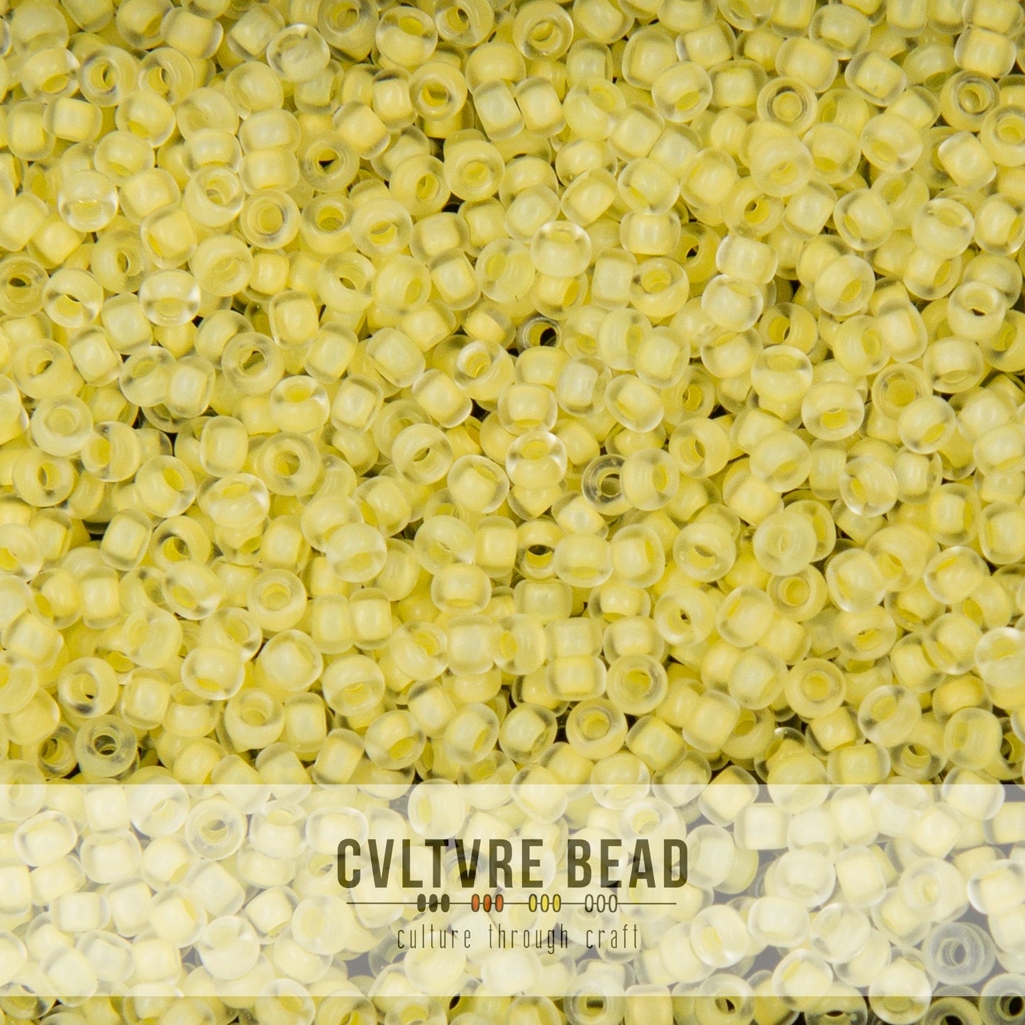 11/0 Semi-Matte Y/L Crystal - 23g - Miyuki Seed Bead