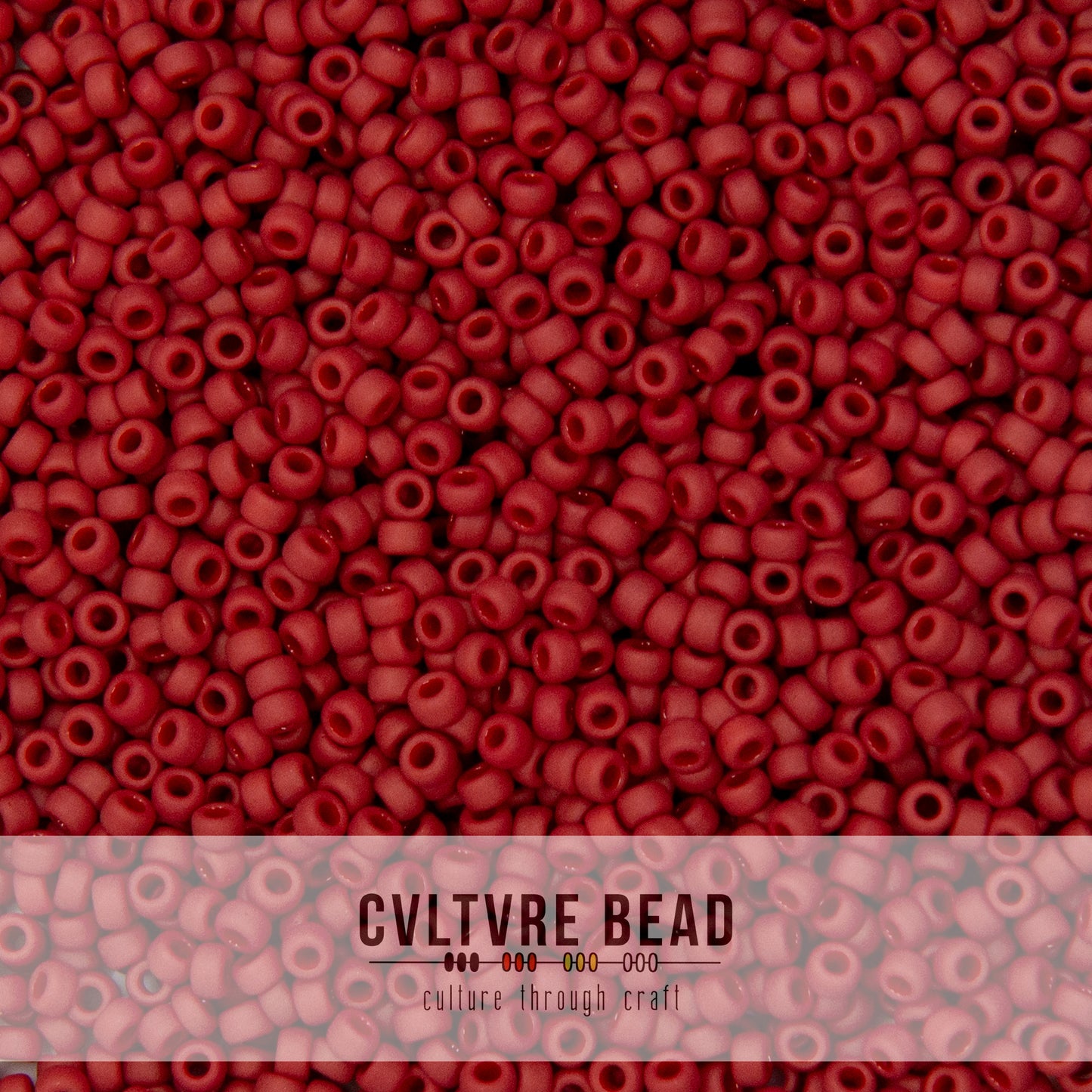 11/0 Matte Met. Dark Maroon - 23g - Miyuki Seed Bead