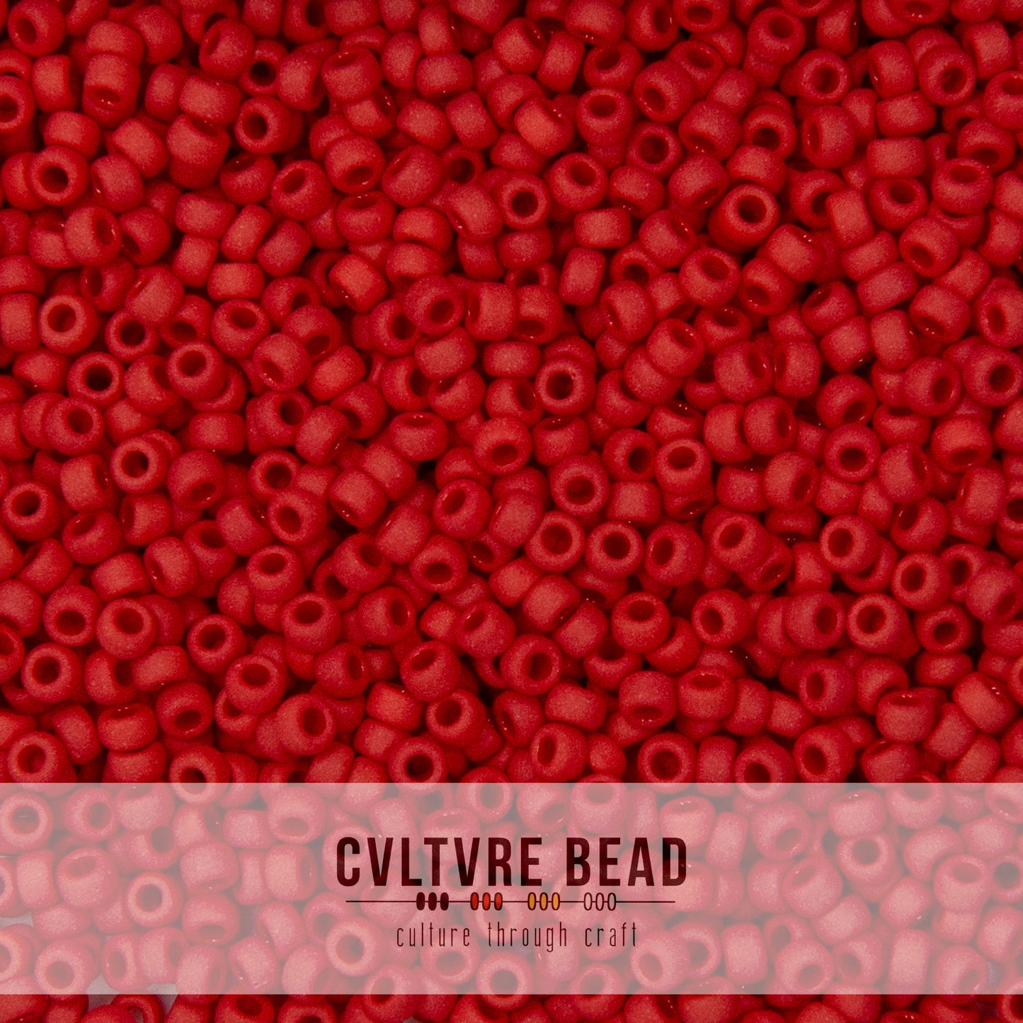 11/0 Matte Op. Red - 23g - Miyuki Seed Bead