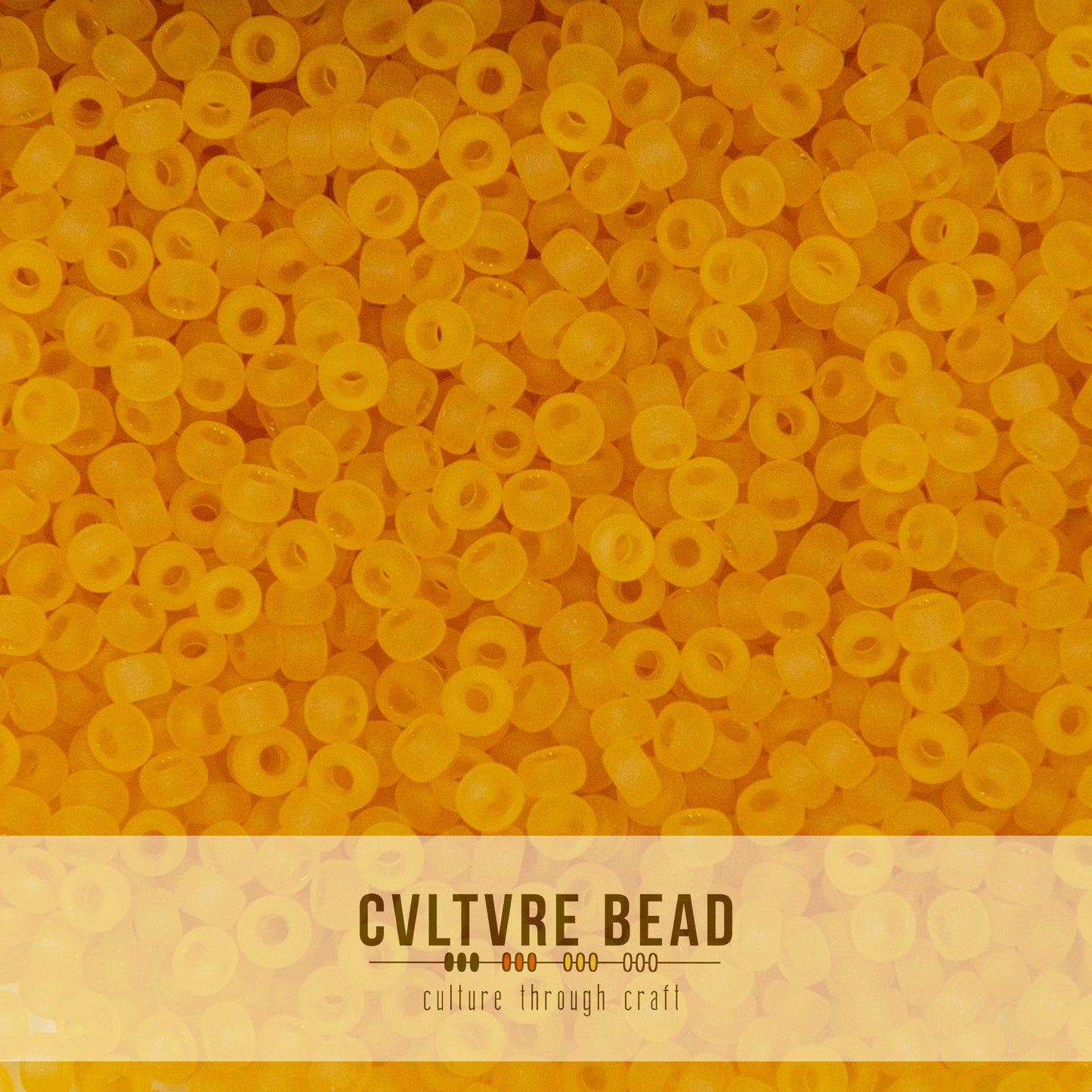 11/0 Matte Transp. Lt. Topaz - 23g - Miyuki Seed Bead
