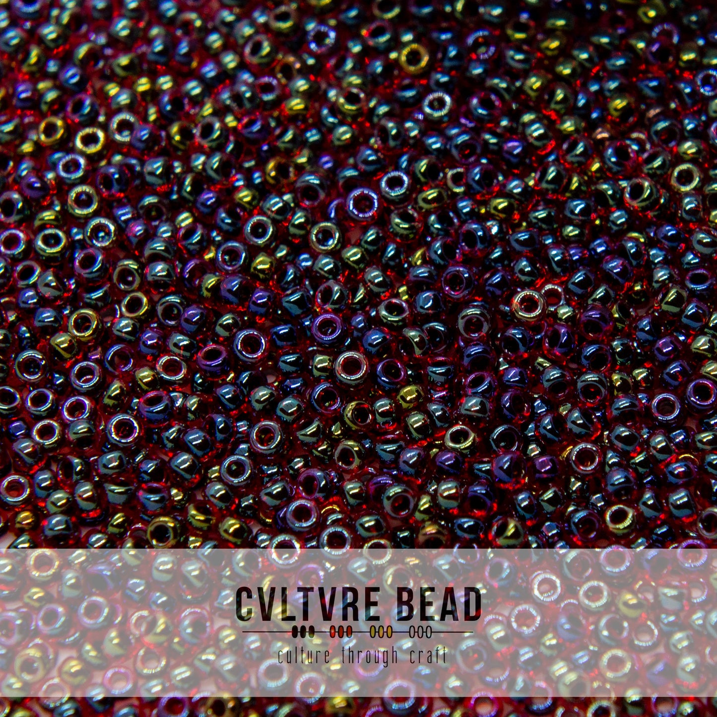 11/0 Garnet Lined Ruby - 23g - Miyuki Seed Bead