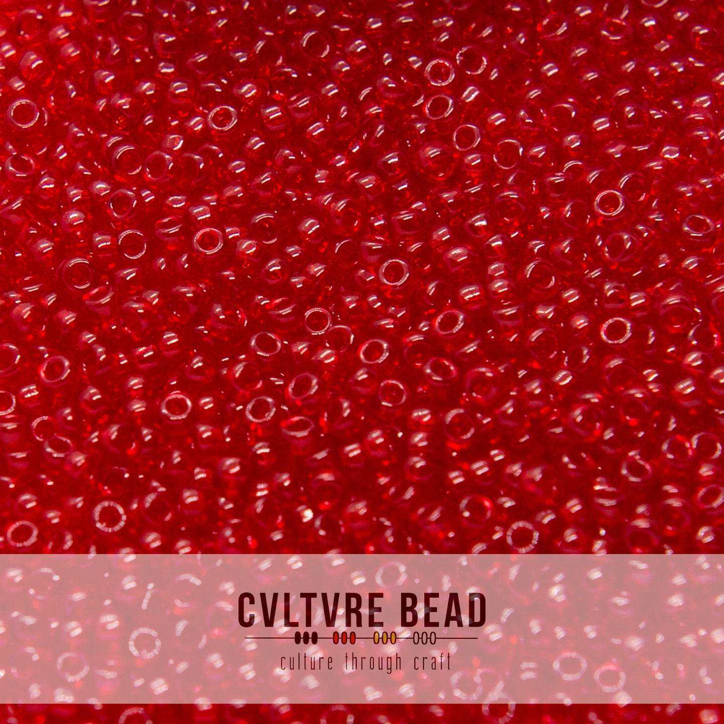 11/0 Transp. Ruby - 23g - Miyuki Seed Bead