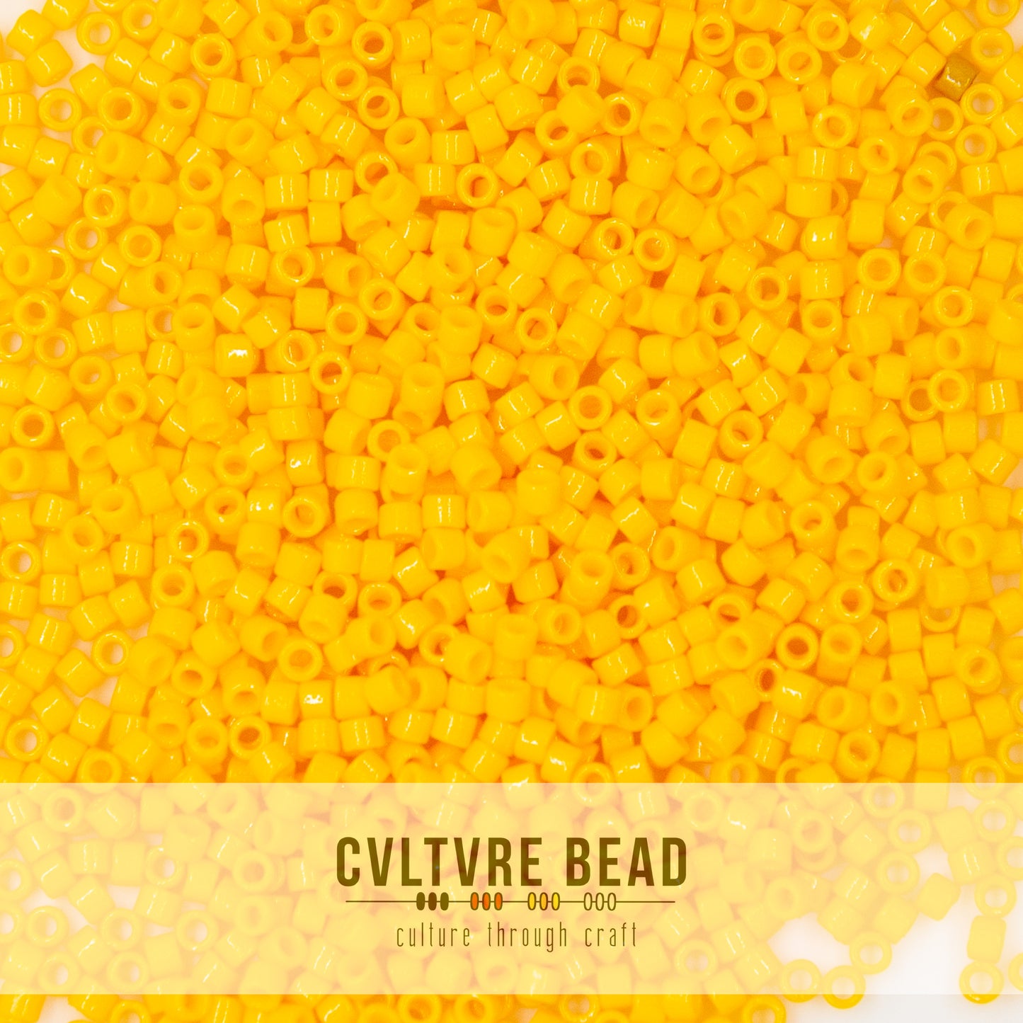 11/0 Duracoat Op. Lt. Squash - Miyuki Delica - 7.2 gram tube