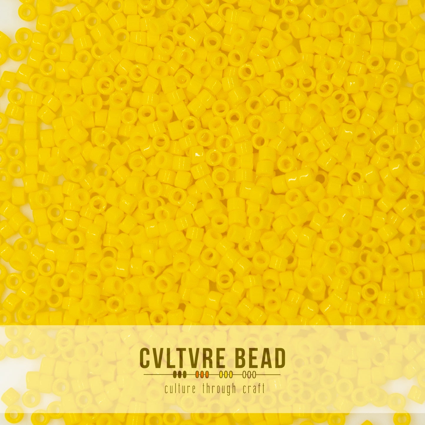 11/0 Op. Canary - Miyuki Delica - 7.2 gram tube