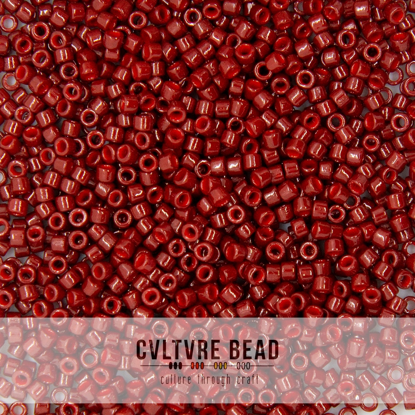 11/0 Duracoat Op. Maroon - Miyuki Delica - 7.2 gram tube