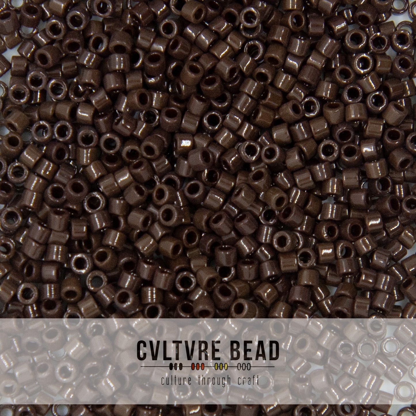 11/0 Op. Chocolate Brown - Miyuki Delica - 7.2 gram tube