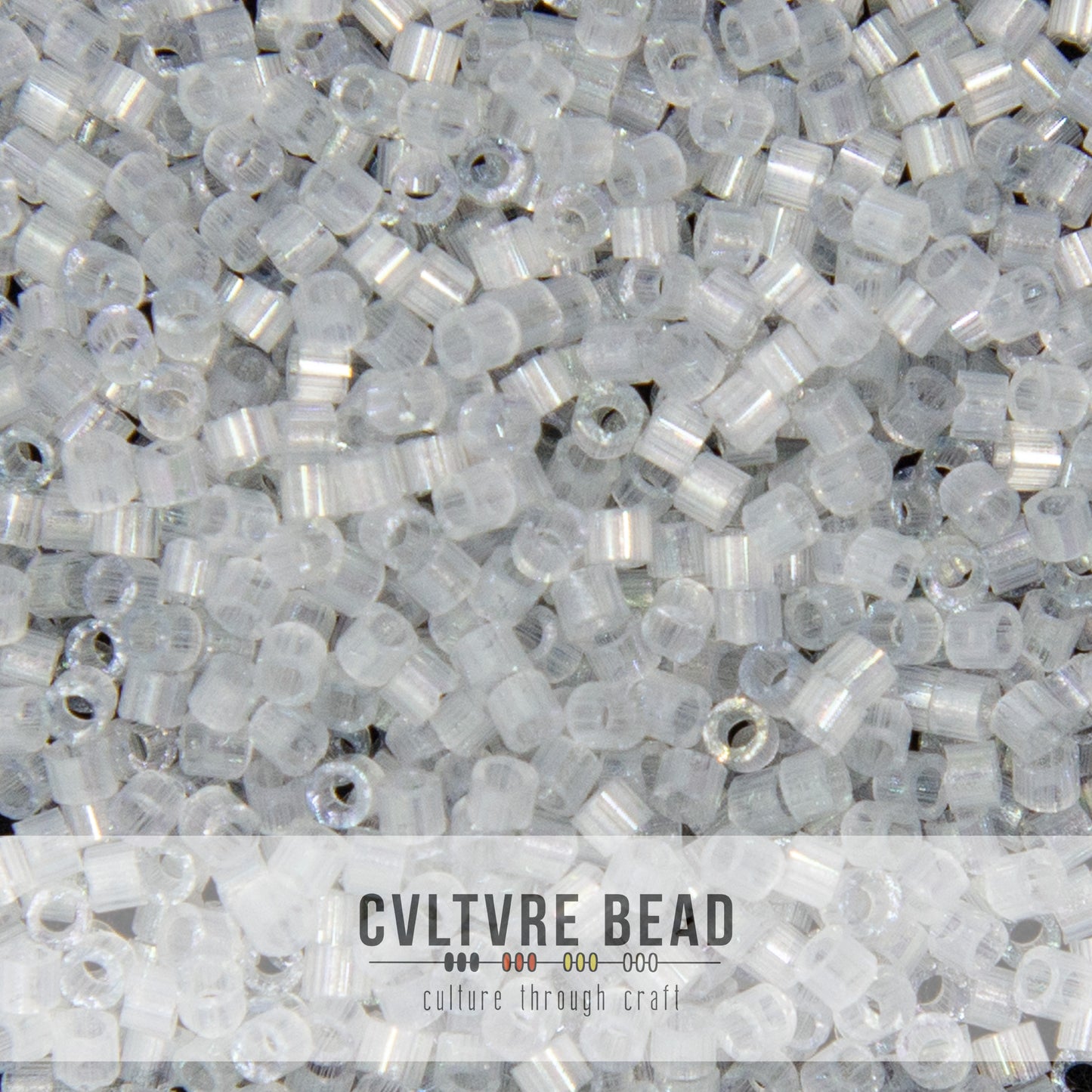 11/0 Silk Satin Shadow Gray Dyed - Miyuki Delica - 7.2 gram tube