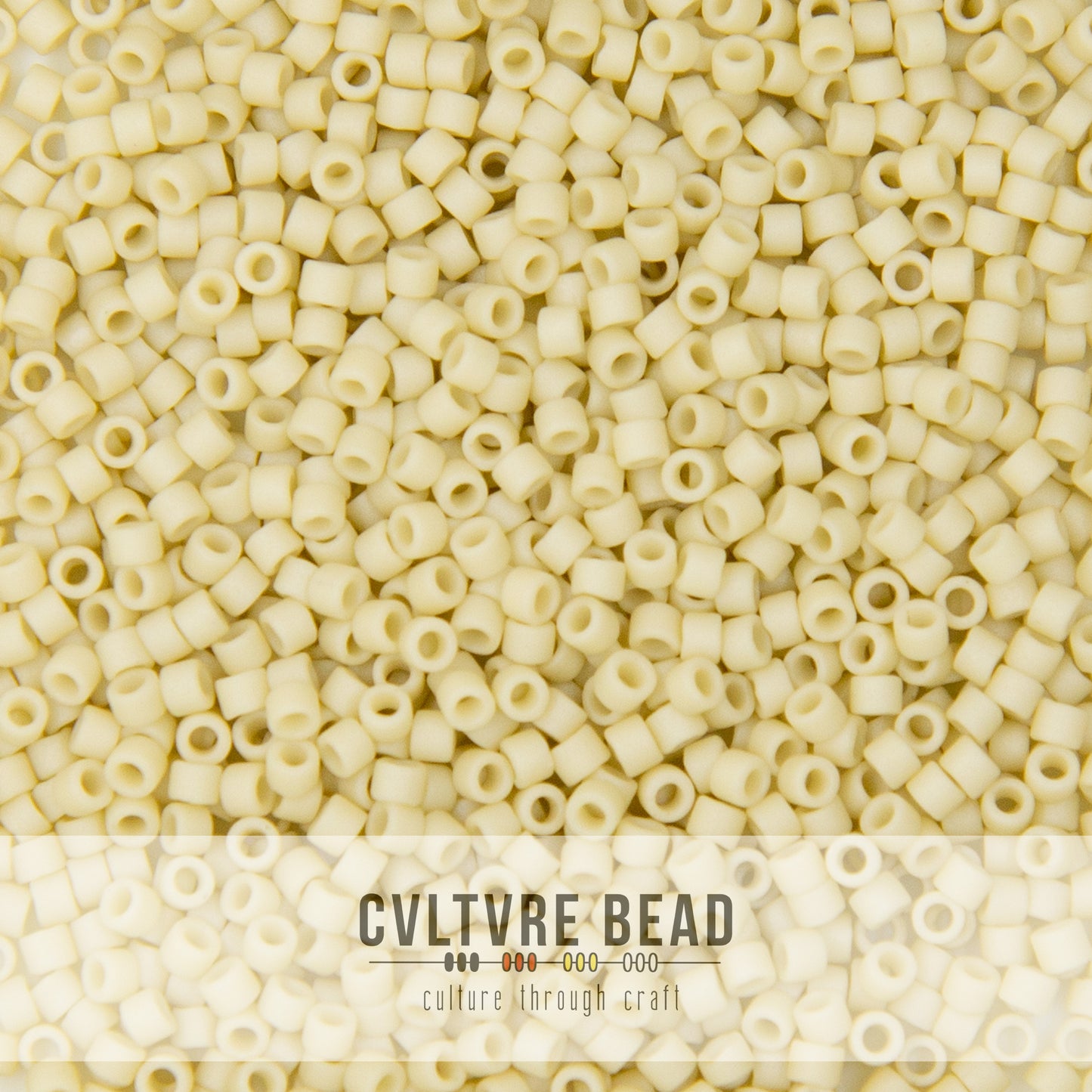 11/0 Op. Matte Bone - Miyuki Delica - 7.2 gram tube