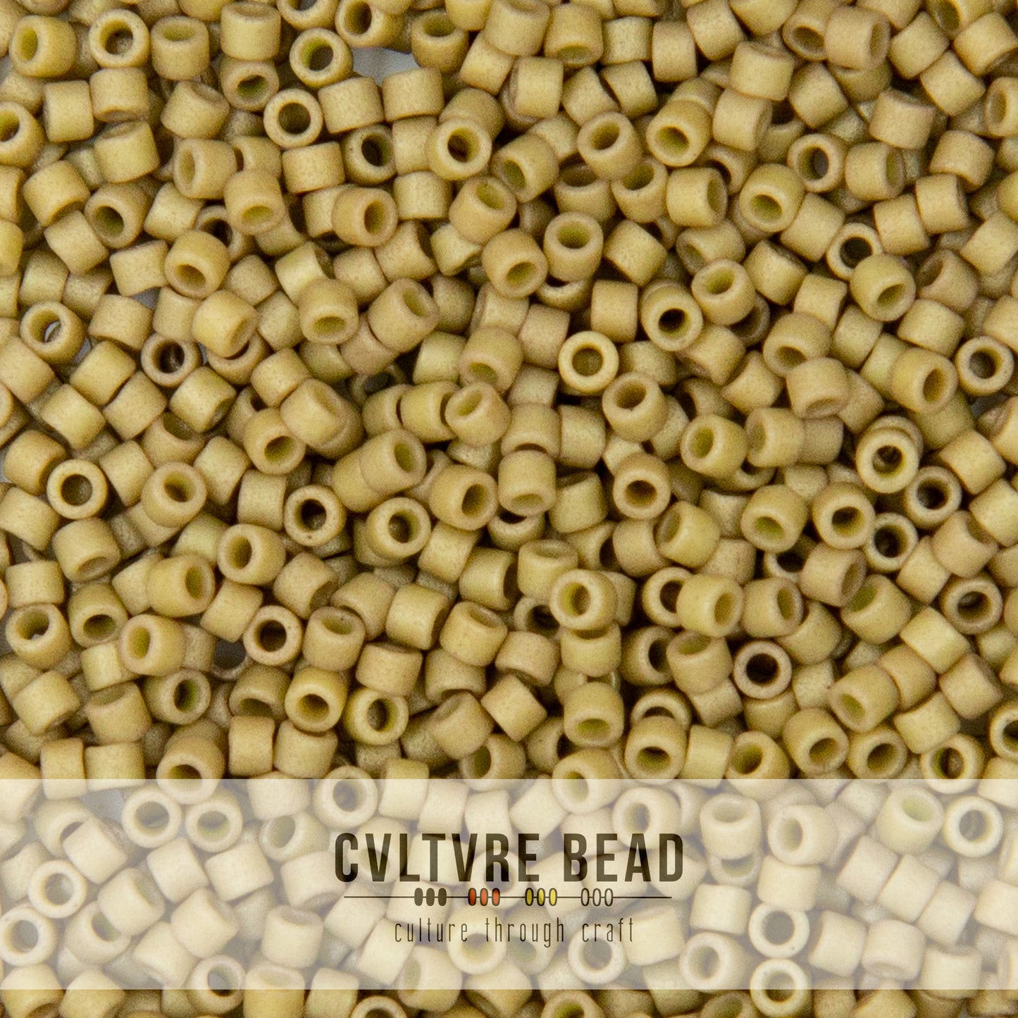 11/0 Op. Matte Green Tea - Miyuki Delica - 7.2 gram tube