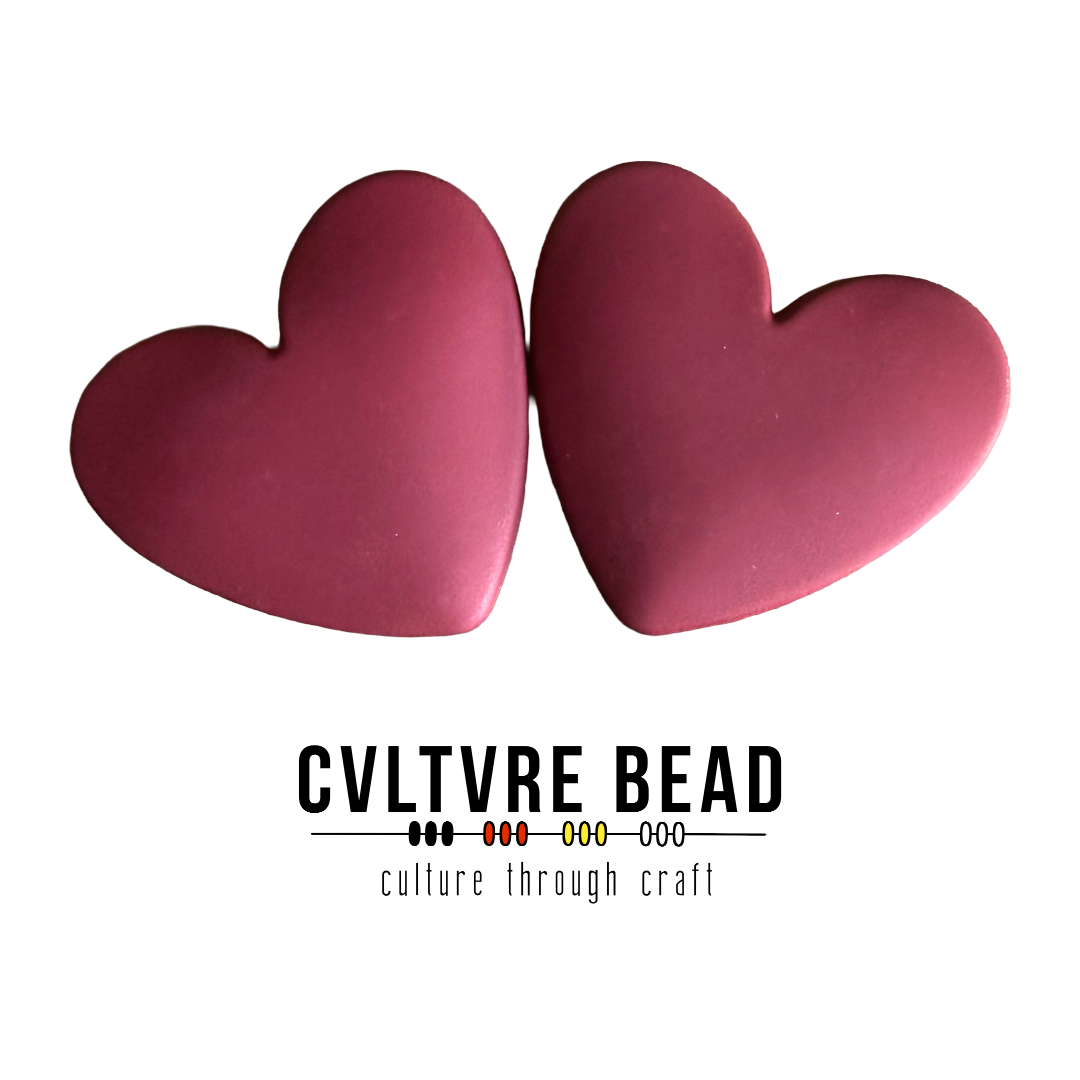 Matte Heart Cab - Burgundy