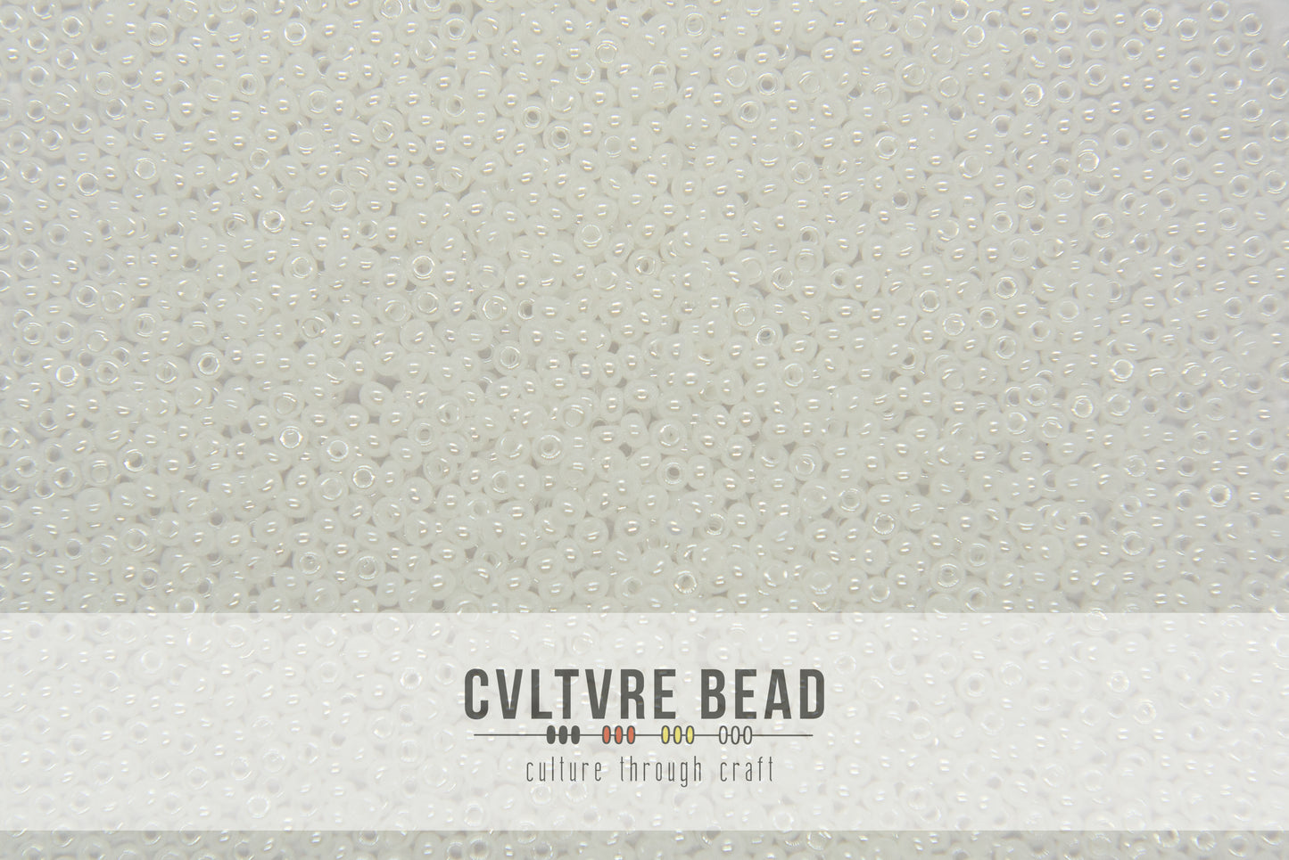Czech Seedbead 10/0 Opaque Pearl White 20g