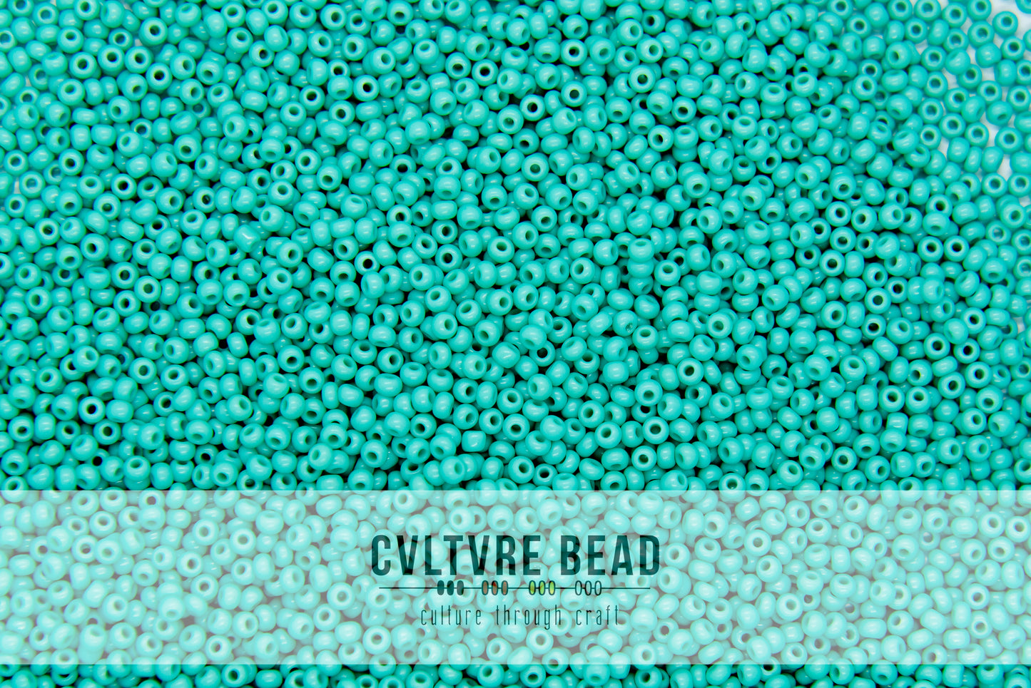 Czech Seedbead 10/0 Opaque Turquoise 20g