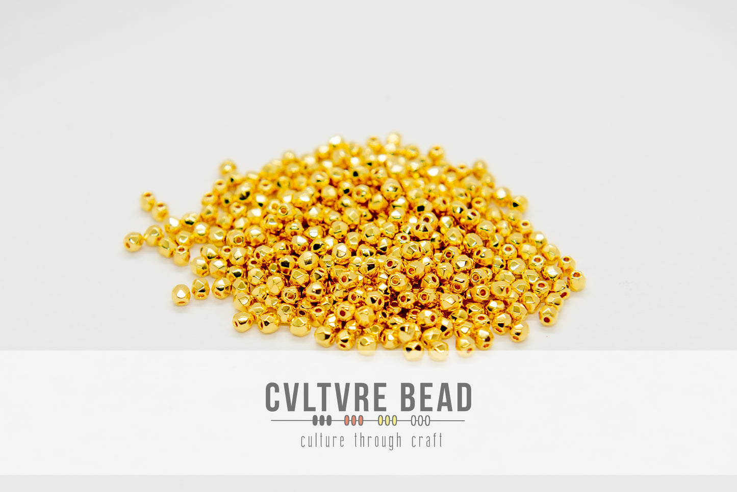 Czech Firepolished Beads - 2mm, 24kt Gold Plated