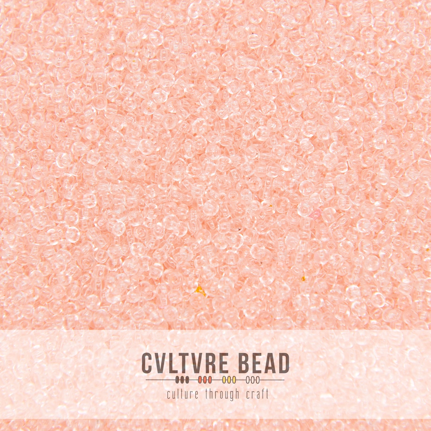 Seed bead 10/0 Rose Transparent 20g