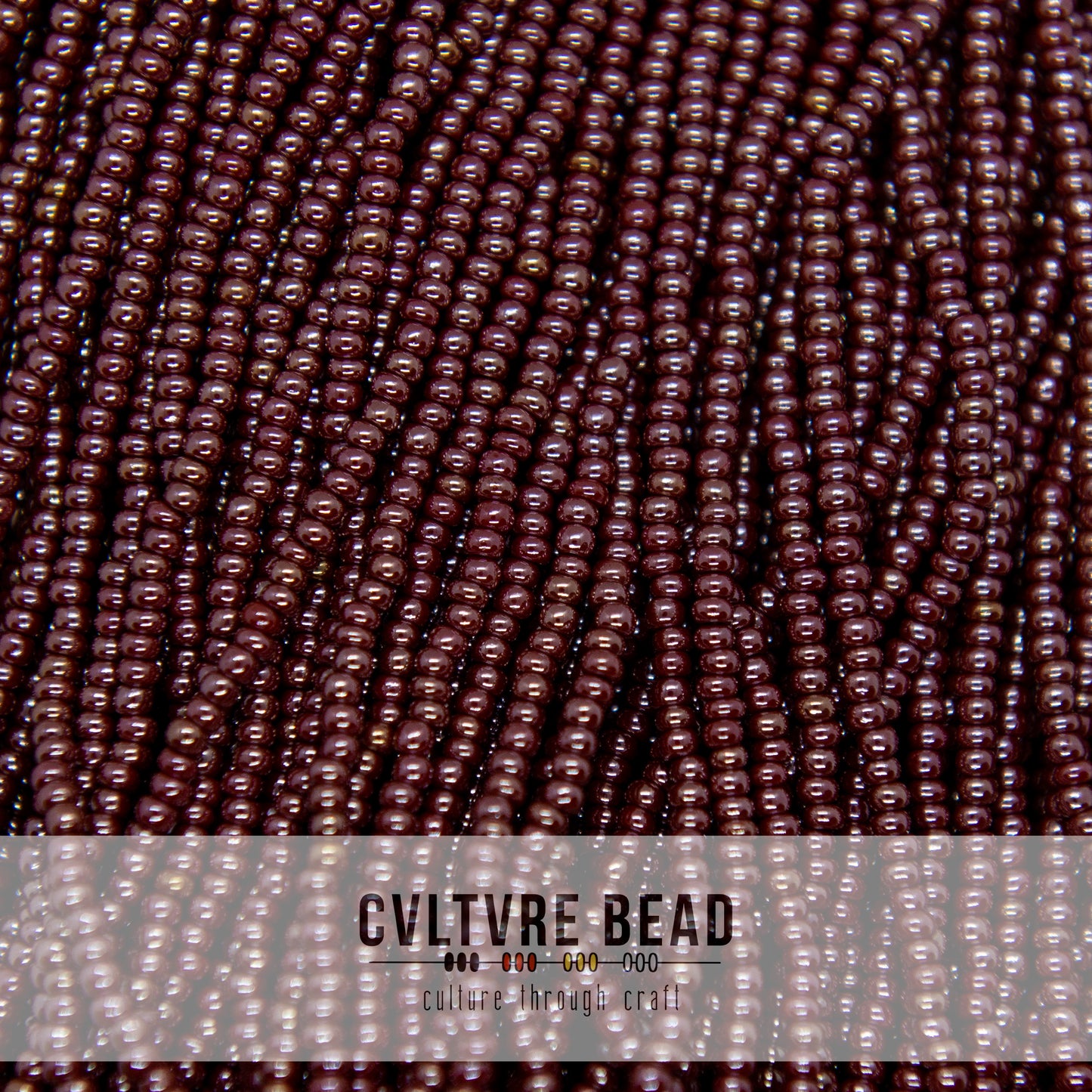 Czech Seed Bead 11/0 Light Brown Op. Luster - 1 Hank