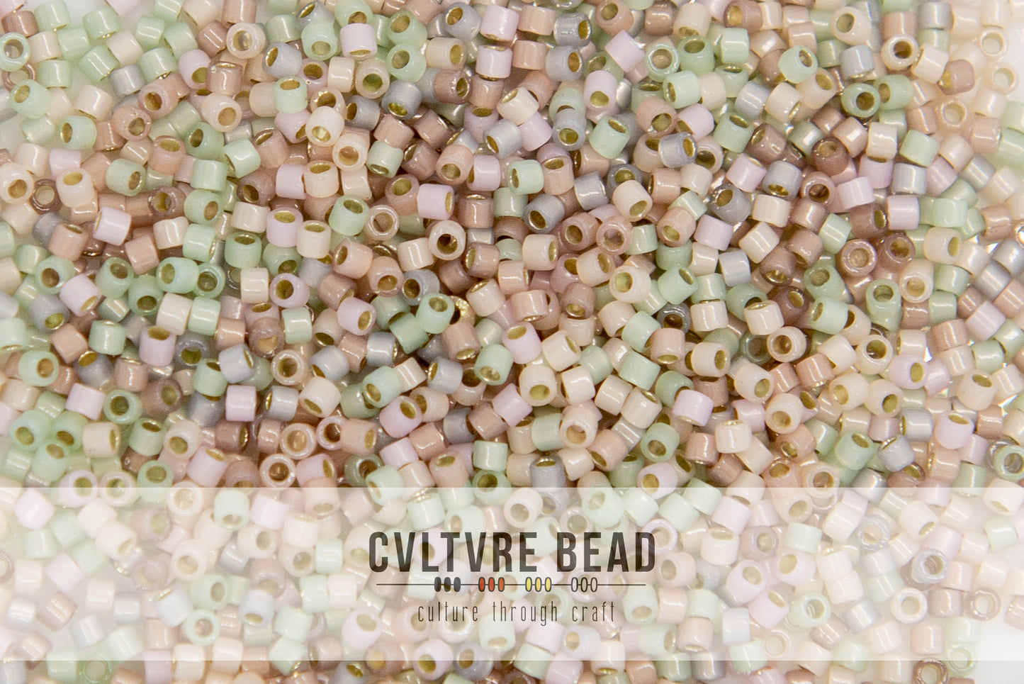 Miyuki Delica 11/0 Opal Sea Mix - 7.2 gram tube