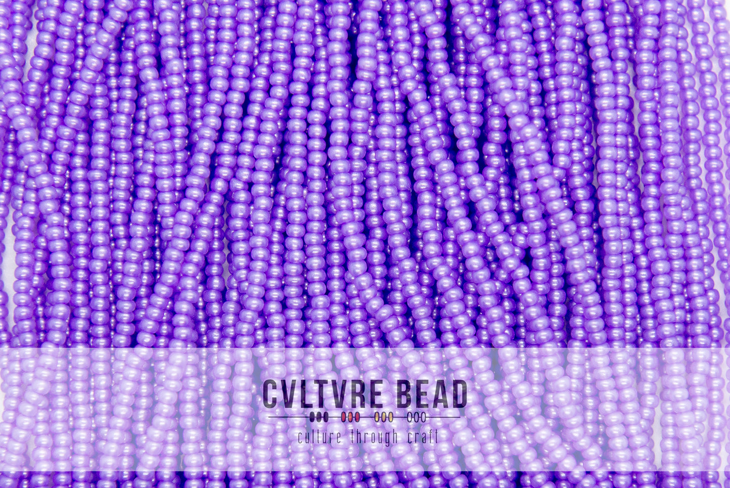 Czech Seedbead 11/0 Pearl Opal Grape - 1 Hank