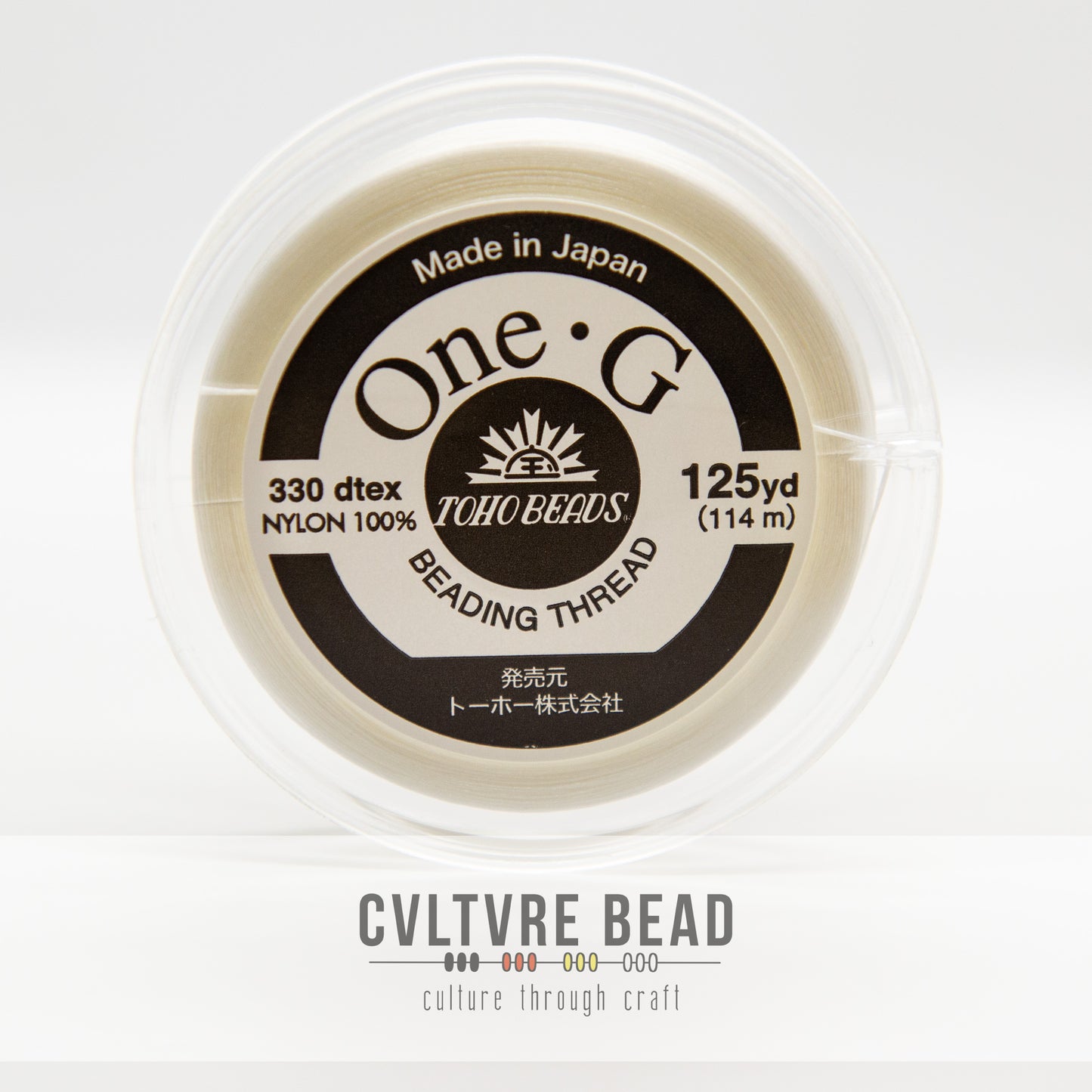 Toho One "G" Thread - 125yd - Black & White