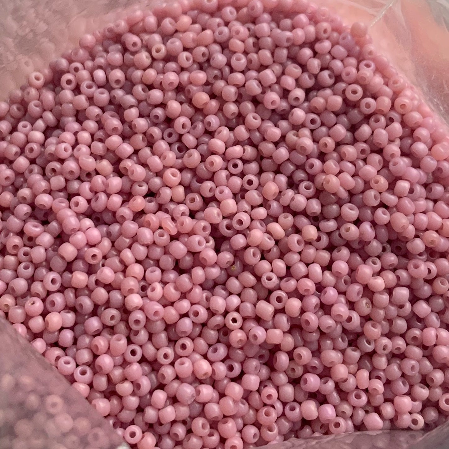 RARE Greasy Pink 13/0 - Antique