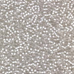 11/0 Semi-Matte W/L Crystal - 23g - Miyuki Seed Bead