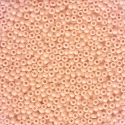 11/0 Semi-Matte Salmon Lined Opal - 23g - Miyuki Seed Bead