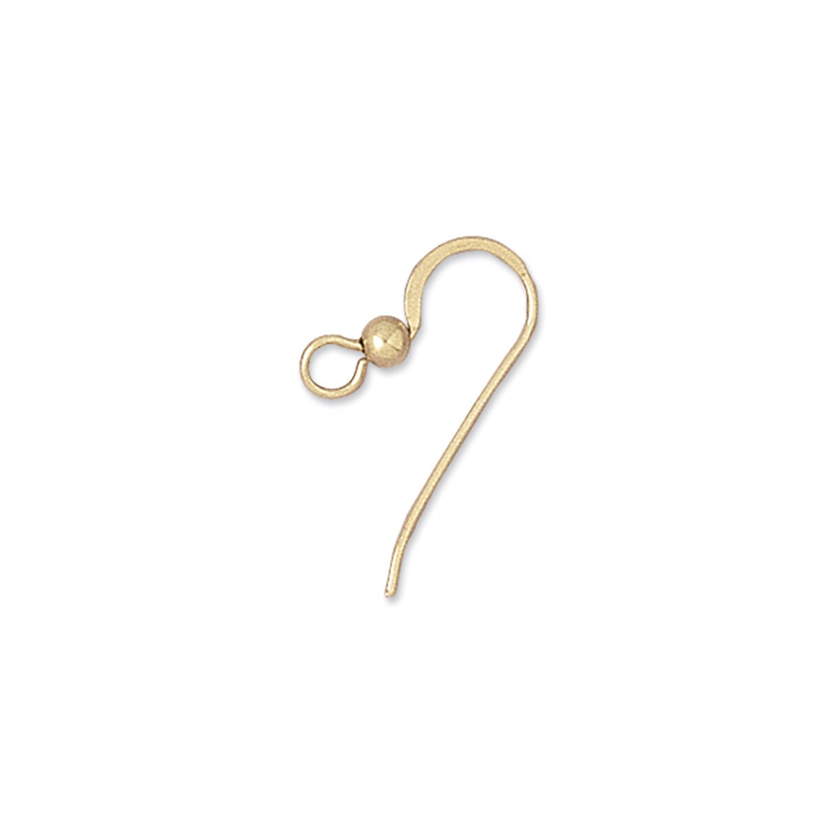 Flat Ear Wire 18mm - Gold-Filled - 10 pairs