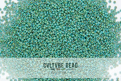 11/0 Picasso Seafoam Green Matte - 23g - Miyuki Seed Bead