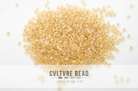 Miyuki Seedbead 11/0, approx 24g, 24kt Gold Lined Opal