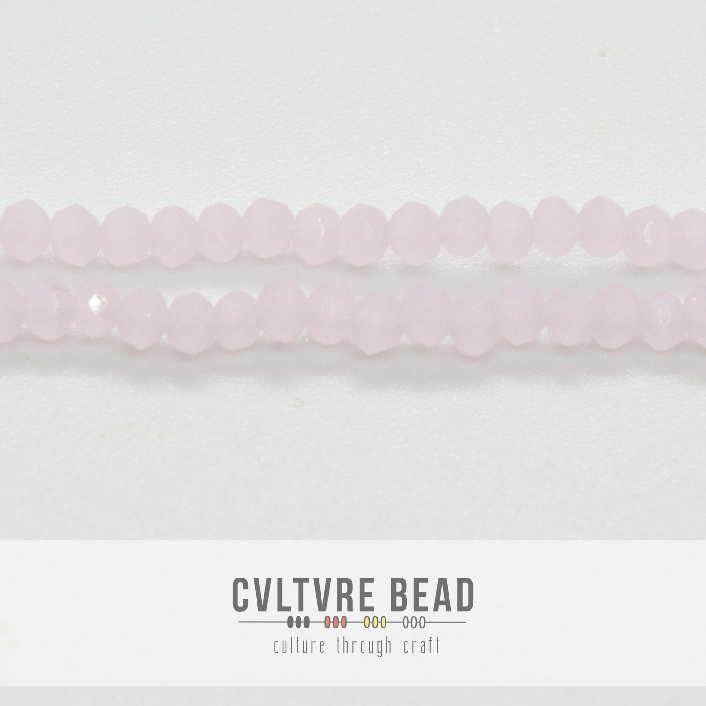 Crystal Lane Rondelle - 1.5x2.5mm -  Op. Pink