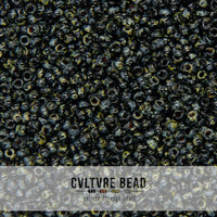 11/0 Picasso Smoky Black Matte - 23g - Miyuki Seed Bead