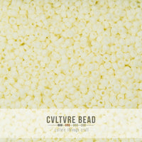 11/0 Matte Op. Cream - 23g - Miyuki Seed Bead