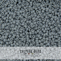 11/0 Op. Cement Grey - 23g - Miyuki Seed Bead