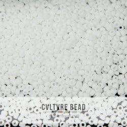 11/0 Matte Op. White - 23g - Miyuki Seed Bead