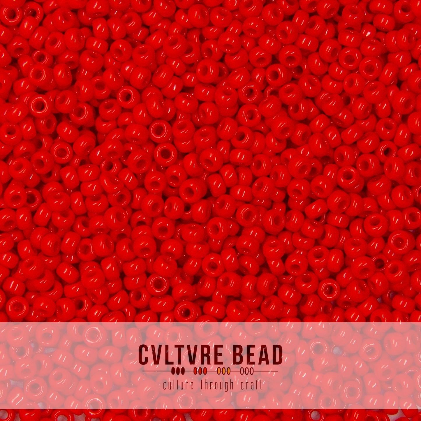 11/0 Opaque Vermillion Red - 23g - Miyuki Seed Bead