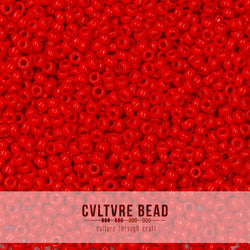 11/0 Opaque Vermillion Red - 23g - Miyuki Seed Bead