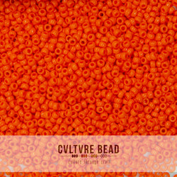 11/0 Opaque Orange - 23g - Miyuki Seed Bead