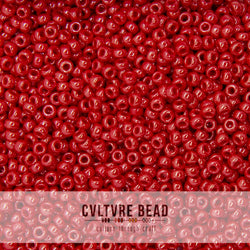 11/0 Opaque Red Luster - 23g - Miyuki Seed Bead